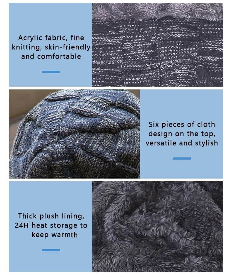 3-In-1 Winter Hat for Men