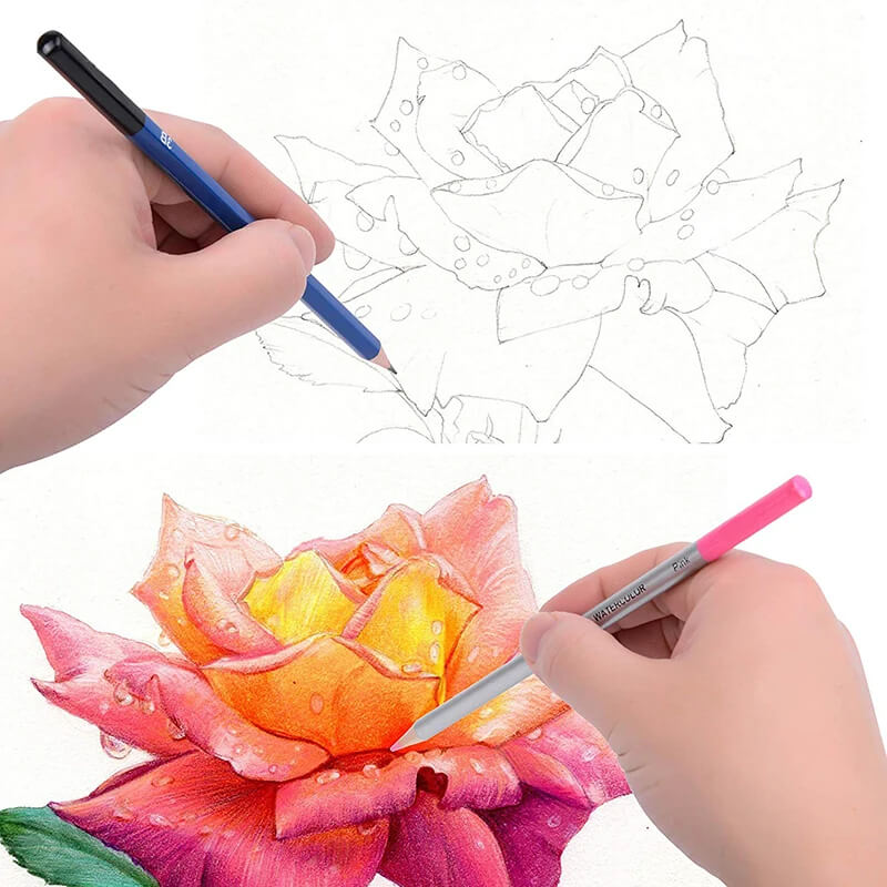 Professional 71-Piece Art Kit with Sketchpad
