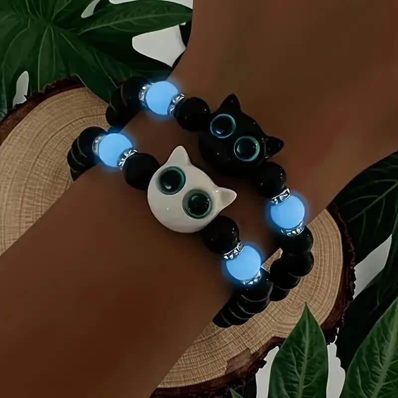Cute Big Eye Cat Bracelet