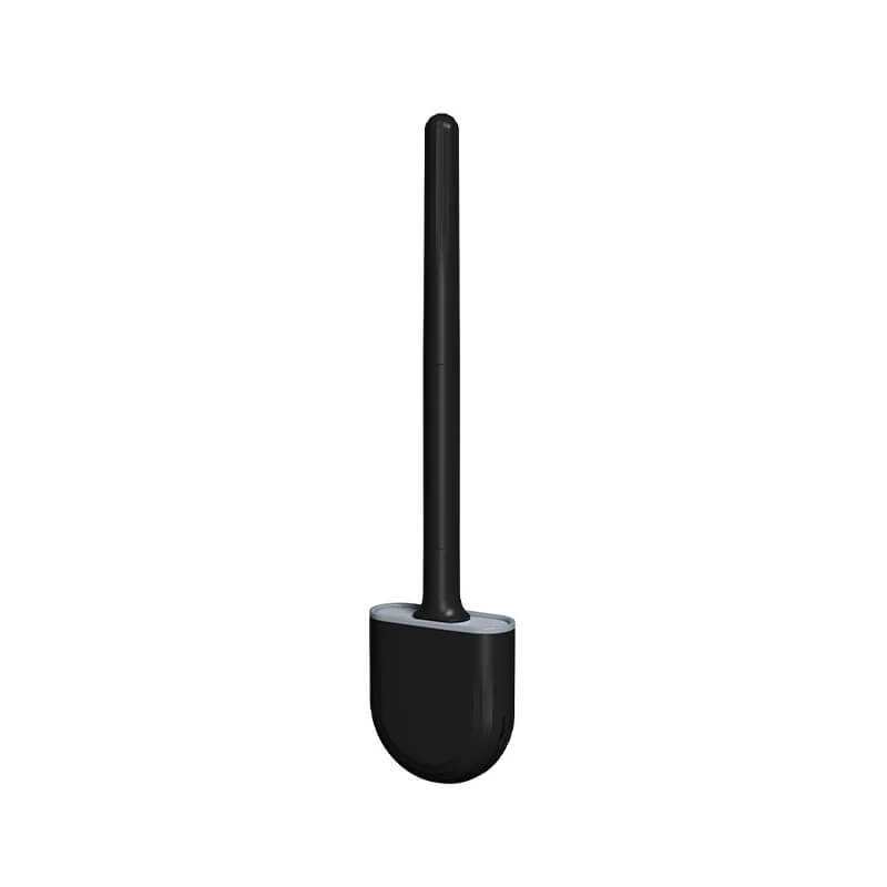 Wall-Mounted Silicone Toilet Brush & Holder