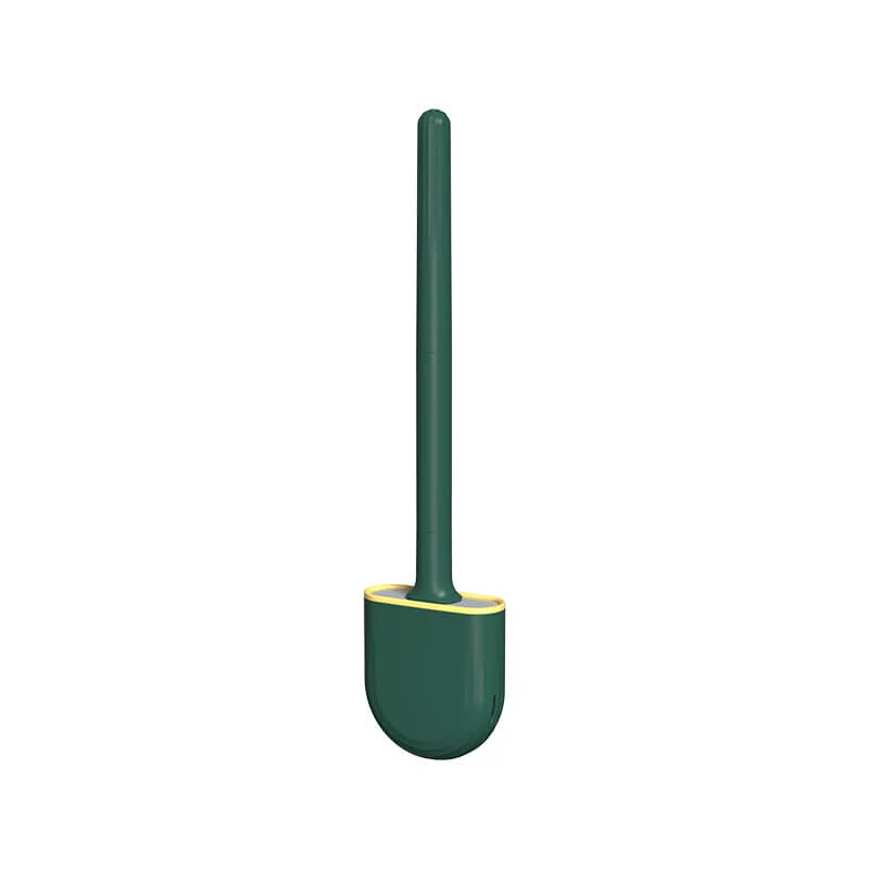 Wall-Mounted Silicone Toilet Brush & Holder