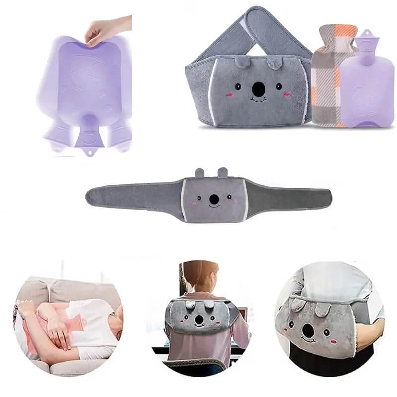 WarmRelief™ Hot Water Bottle with Belt & Cover