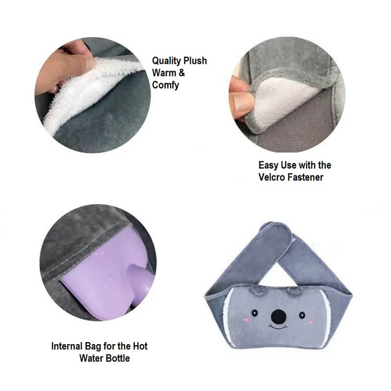 WarmRelief™ Hot Water Bottle with Belt & Cover
