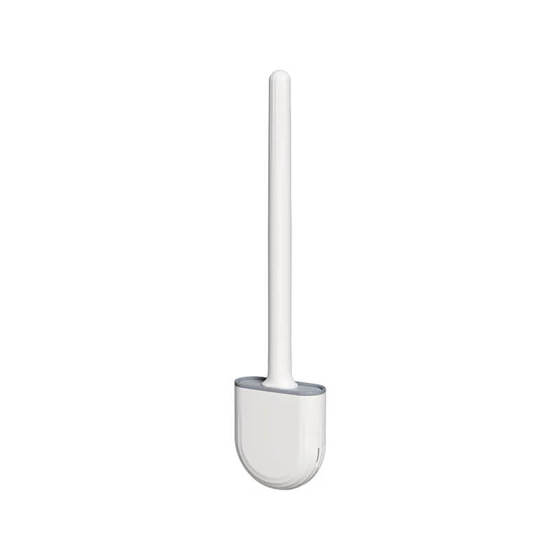 Wall-Mounted Silicone Toilet Brush & Holder