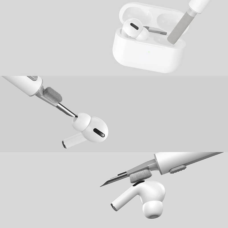 Earphone Cleaning Kit Use