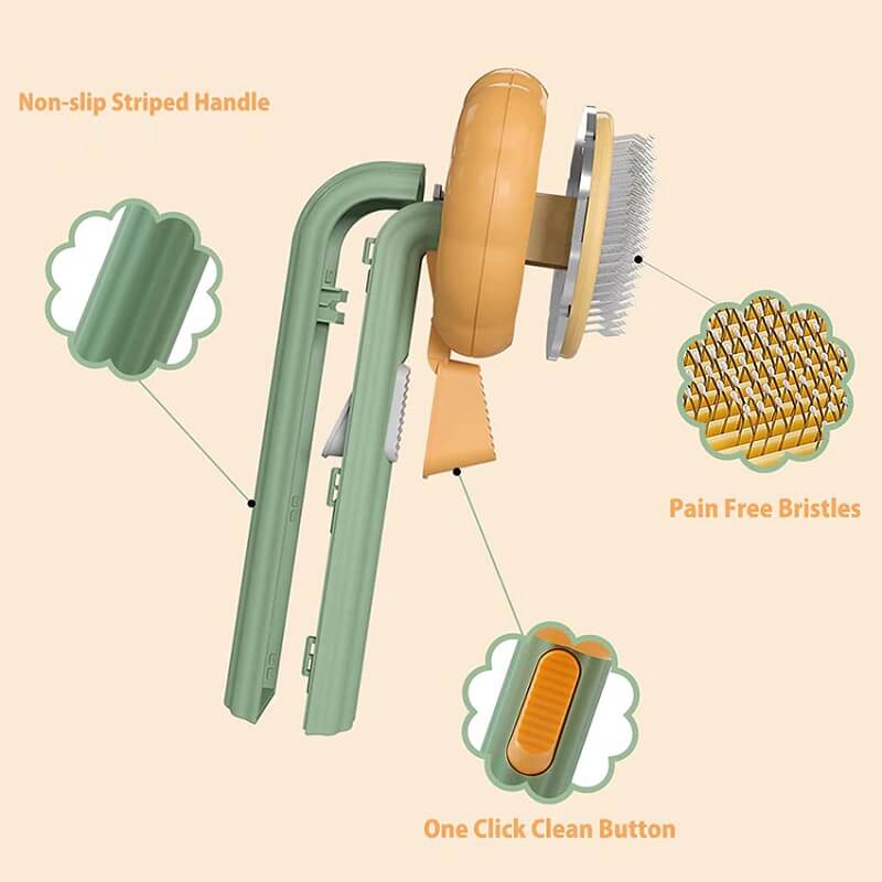 Pumpkin Cat Brush Parts
