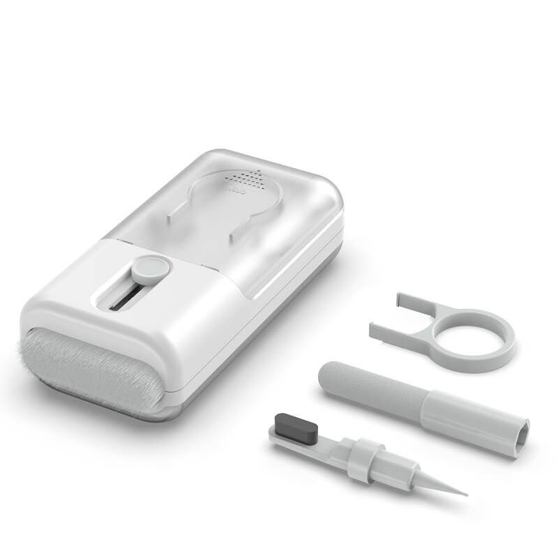 White-Grey 6 In 1 Electronics Cleaning Kit