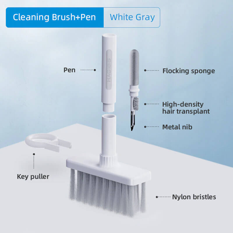 5 In 1 Keyboard & Earphone Cleaner with Large Brush