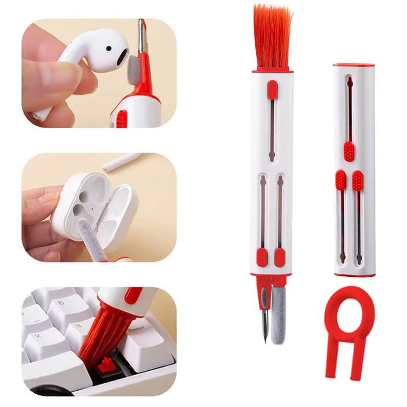 5 In 1 Mini Retractable Keyboard & Earphone Cleaning Kit