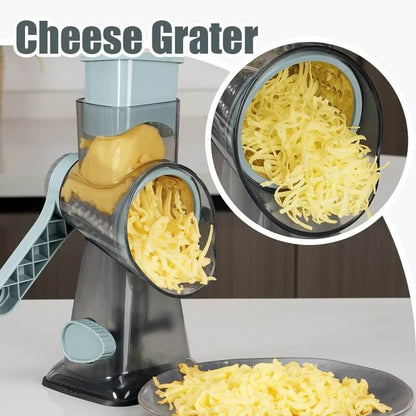 3-in-1 Rotary Slicer, Shredder & Grater