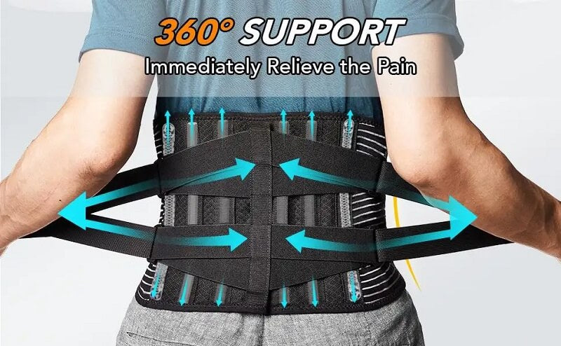 BackRelief™ Double Pull Back Support Belt