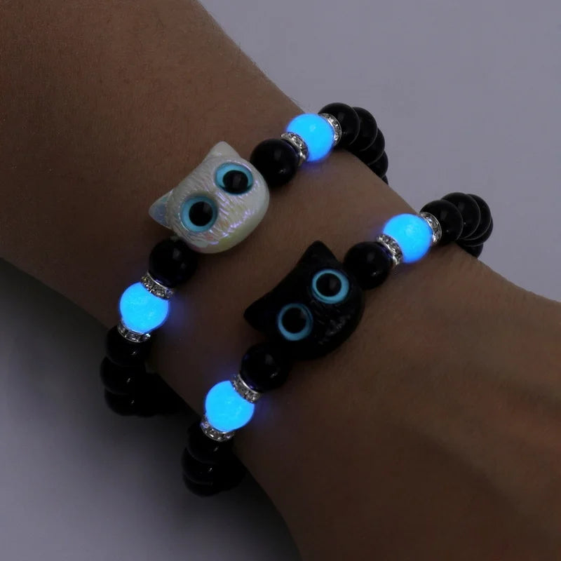 Cute Big Eye Cat Bracelet