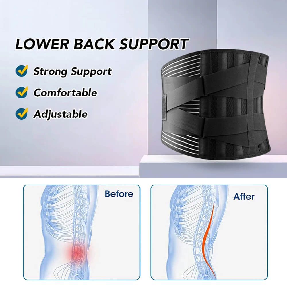 BackRelief™ Double Pull Back Support Belt