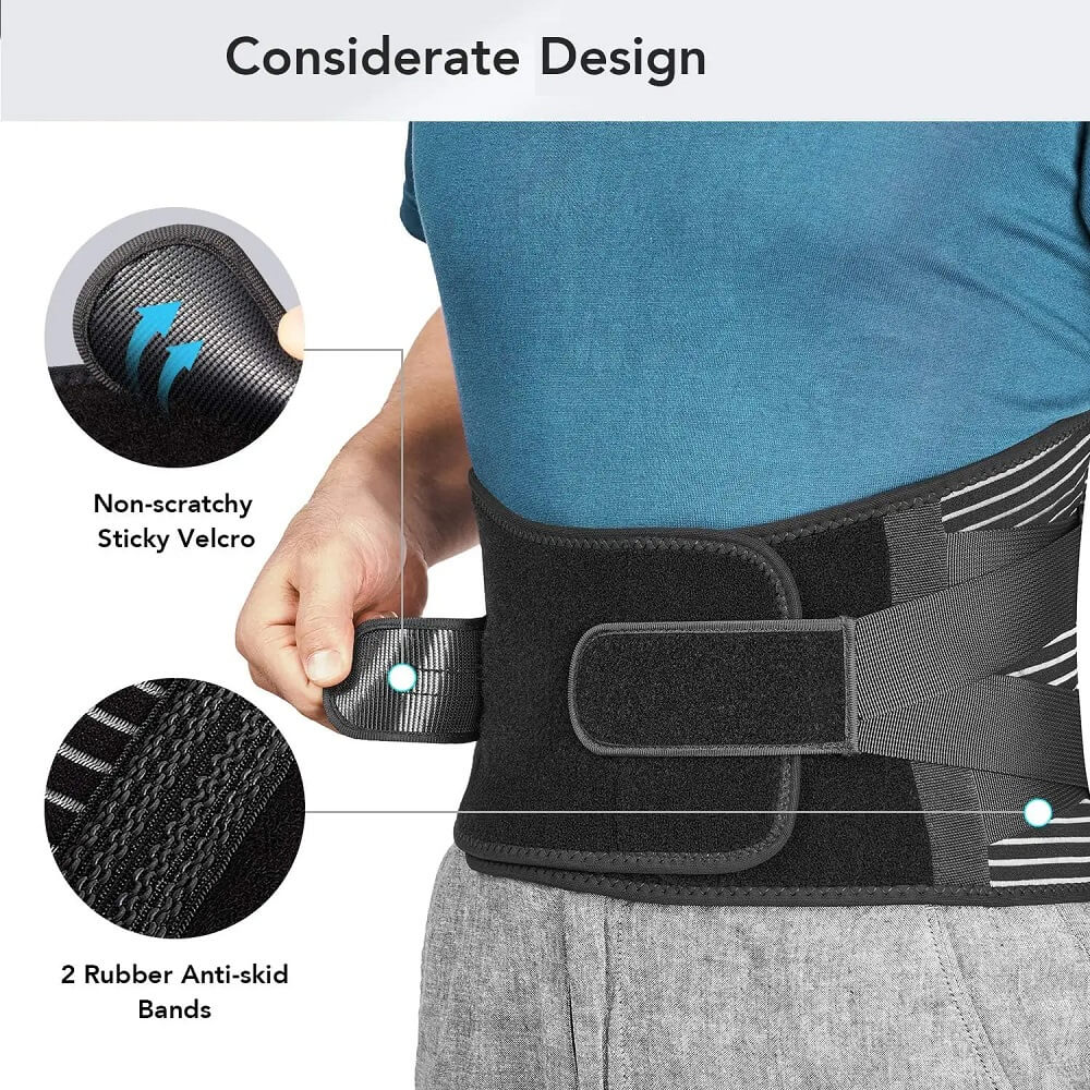 BackRelief™ Double Pull Back Support Belt