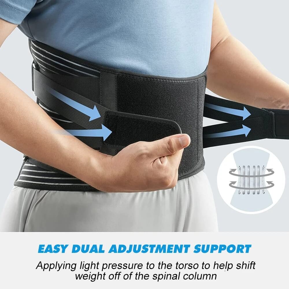 BackRelief™ Double Pull Back Support Belt