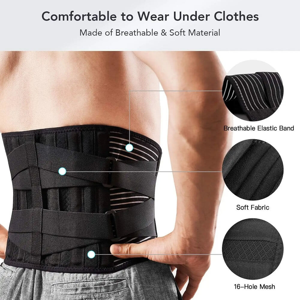 BackRelief™ Double Pull Back Support Belt