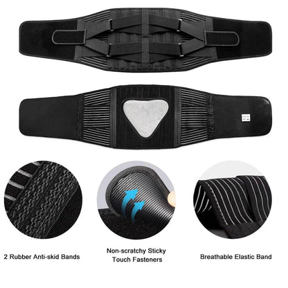 BackRelief™ Double Pull Back Support Belt