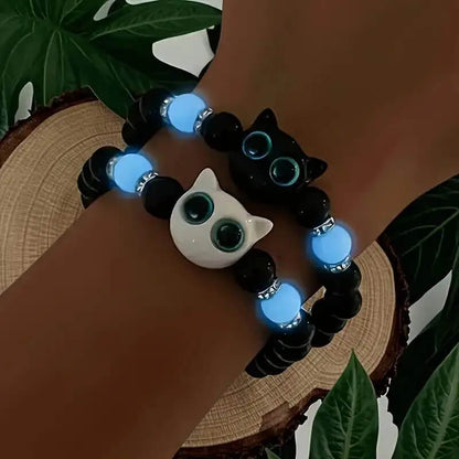Cute Big Eye Cat Bracelet
