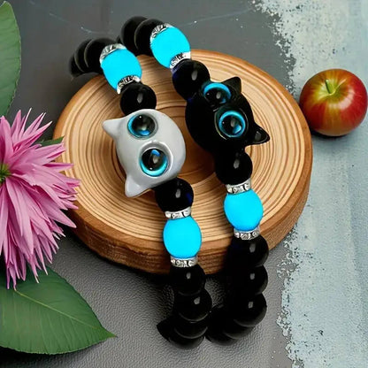 Cute Big Eye Cat Bracelet