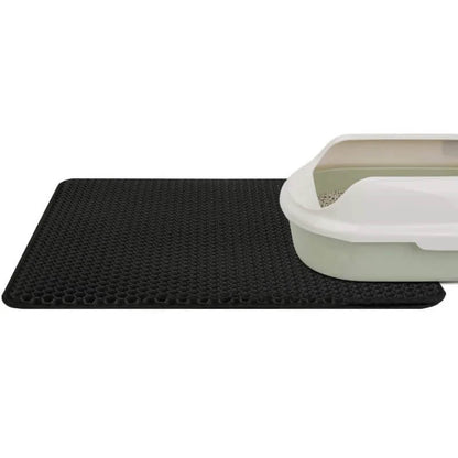 Double-Layer Cat Litter Mat