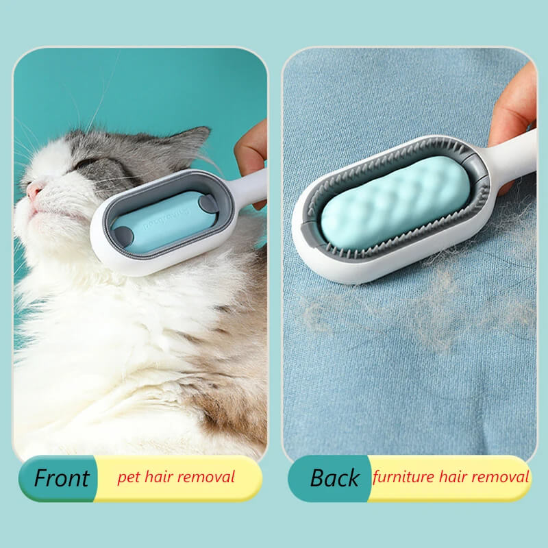 Double-Sided Cat Brush with Water Tank