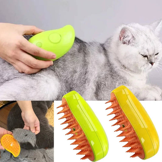 Electric Steamy Cat Brush