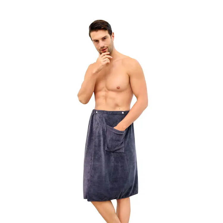 Wearable Bath Towel for Men