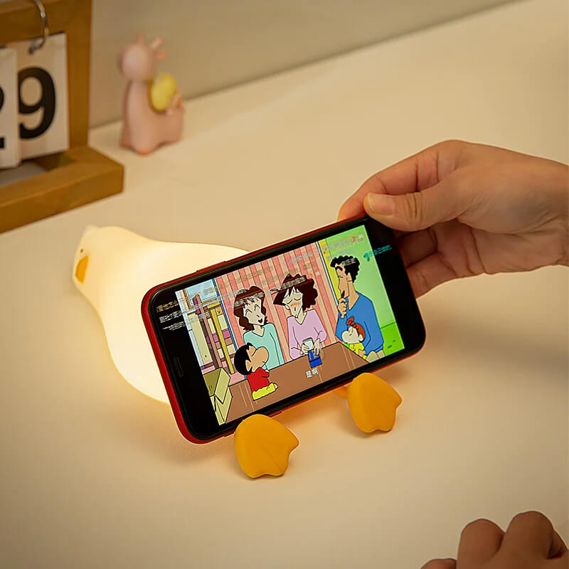 Lying Duck Squishy Night Light