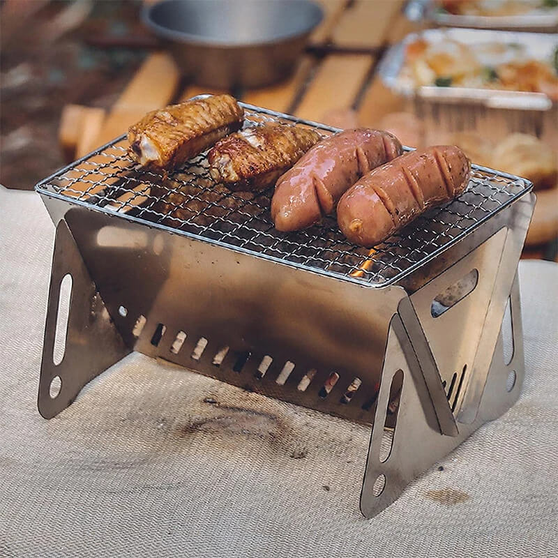 Stainless Steel Foldable Barbecue Grill