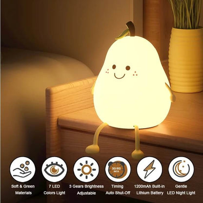 Pear Squishy Night Light