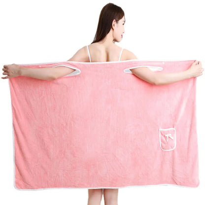 Wearable Bath Towel for Women