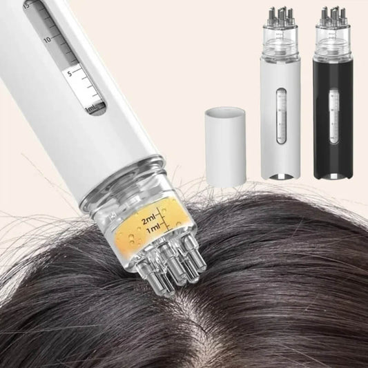 Portable Scalp Massager Oil Applicator with Storage Tank