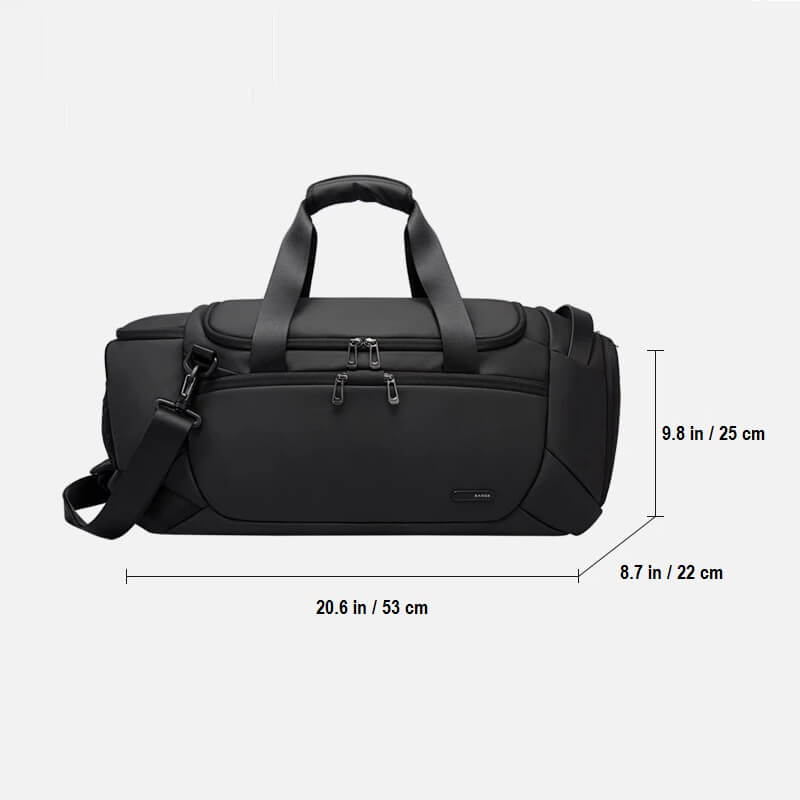 Large Capacity Sports Bag with Shoe Compartment