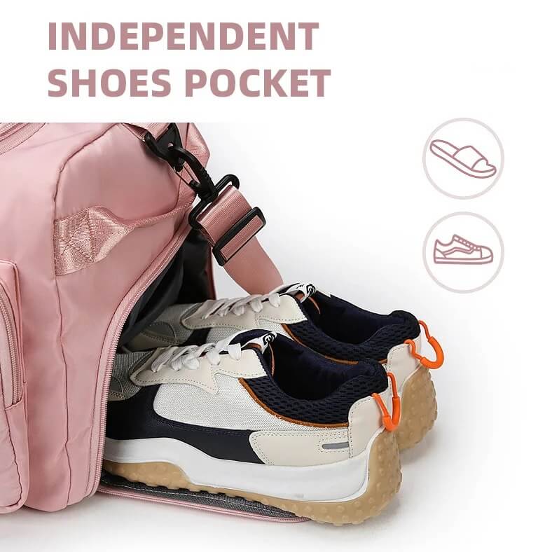 Multi-Purpose Sports & Travel Bag for Women with Shoe Compartment