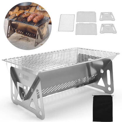 Stainless Steel Foldable Barbecue Grill