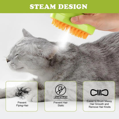 Electric Steamy Cat Brush