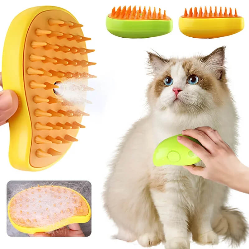 Electric Steamy Cat Brush