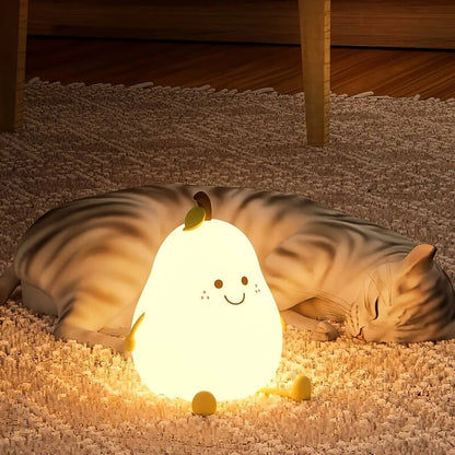 Pear Squishy Night Light