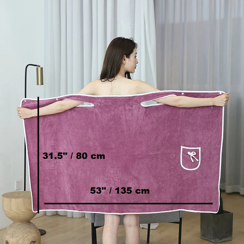 Wearable Bath Towel for Women