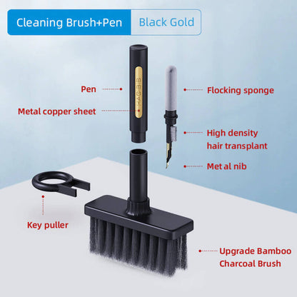 5 In 1 Keyboard & Earphone Cleaner with Large Brush
